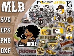 san diego padres bundle mlb svg , mlb svg , instant download