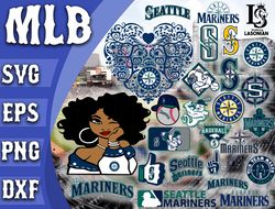 seattle mariners bundle mlb svg , mlb svg , instant download