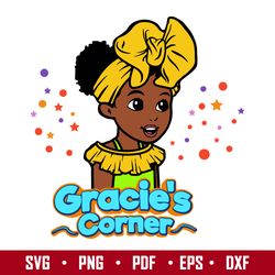 gracie's corner svg, gracie's corner girl svg, png pdf eps dxf digital file