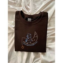 canyon moon-embroidered sweatshirt