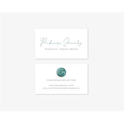 minimalist business card design, jewelry business card template, modern business card template, diy editable printable