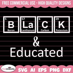 black and educated svg, black history svg, african american svg, black history month, melanin svg, black history png, bl