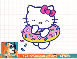 hello kitty donut sprinkles floaty summer swimming t-shirt copy png