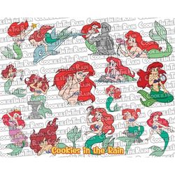 ariel svg, ariel mermaid svg, little mermaid svg, little mermaid cricut, little mermaid png, ariel png, ariel silhouette