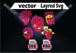 anime svg, naturo svg,luffy svg, gon svg - anime svg png, cutting files for the cricut
