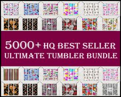 5000 file tumbler designs bundle png high quality, designs 20 oz sublimation, digital download