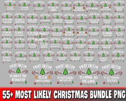 55 file most likely christmas bundle png, digital download