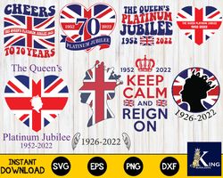 jubilee svg bundle, queen_s platinum jubilee svg, jubilee ,queen elizabeth ii platinum, digital download