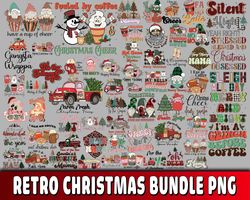 retro christmas bundle 9, digital download