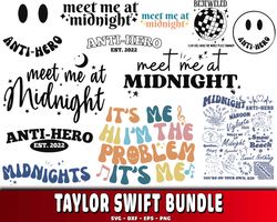 taylor swift bundle svg, taylor swift svg