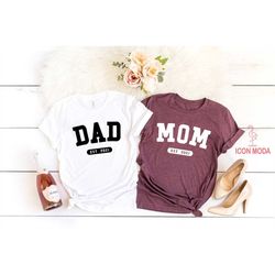 mom and dad est 2021 shirts,matching mom and dad shirts,custom mom and dad shirts,gift for new mom and dad, baby announc