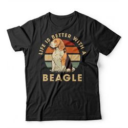 beagle retro shirt, beagle mom, beagle dog shirt, beagle gift shirt, beagle dad shirt, beagle owner shirt, beagle lover