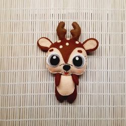 woodland animals, felt moose sewing pattern, felt deer pattern pdf, felt animals patterns, diy mobile toy, felt deer pdf