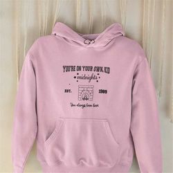 Taylor Swift 'Midnights' You're on your own, Kid Hoodie| Taylor swift merch| Taylor swift shirt| Taylor swift sweatshirt