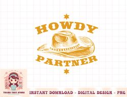 howdy partner funny cowboy western png