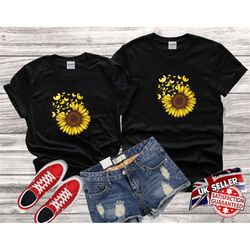 Disney Stitch head EPCOT Flower Lilo sunflower Tshirt Top Men Women Ladies Gildan S-M-L-XL-XXL-3XL-4XL-5XL Unisex V316