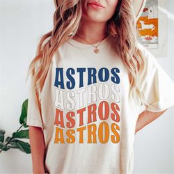 unisex astros shirt, astros, retro astros tshirt, baseball shirt, vintage astros shirt, houston astros tee, houston texa