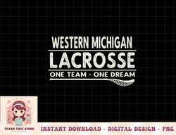 western michigan lacrosse one team one dream png