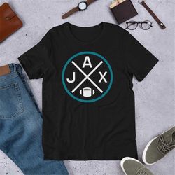 retro jacksonville football emblem vintage jax unisex t-shirt