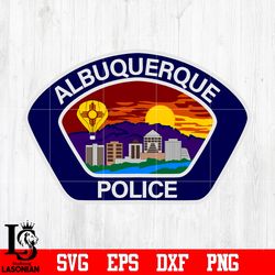 badge albuquerque police svg eps dxf png file, digital download