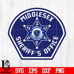 badge misslesex sheriff's office svg eps dxf png file, digital download