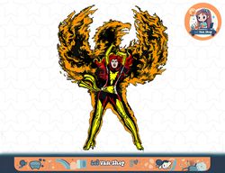 marvel x-men dark phoenix fire classic graphic t-shirt t-shirt copy png