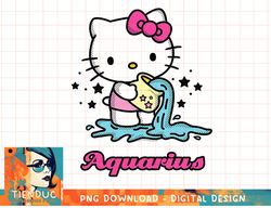hello kitty zodiac aquarius tee shirt copy png