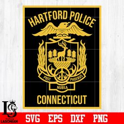 badge hartford police conncecticut svg eps dxf png file