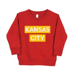 kansas city retro vintage toddler sweatshirt, toddler kansas city