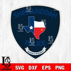 shenandoah police department svg, digital download