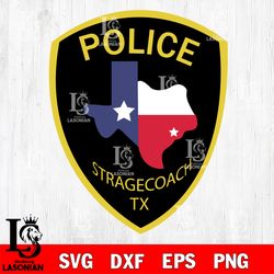 stagecoach police department svg, digital download