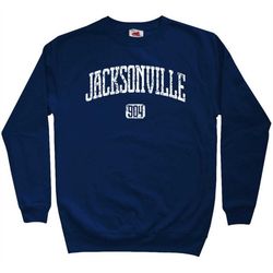 jacksonville 904 sweatshirt - men s m l xl 2x - crewneck jacksonville shirt - jax florida