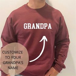 custom father's day gift dad | new grandfather shirt | gift for him | pregnancy announcement | father's day gift | grand