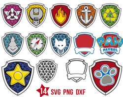 paw patrol shield svg, paw patrol shield template svg, marshall paw patrol svg png