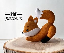 fox ornaments pattern fox  patterns felt fox pattern pdf