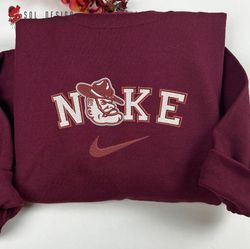 nike texas a&m aggies embroidered sweatshirt, ncaa embroidered sweater, texas a&m aggies shirt, unisex shirts