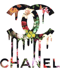 chanel floral  svg, fashion brand svg,famous brand svg, silhouette svg files