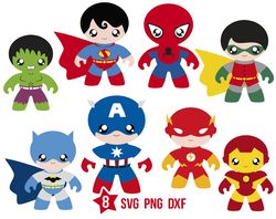 baby superhero svg, baby superhero marvel svg, baby avengers endgame svg