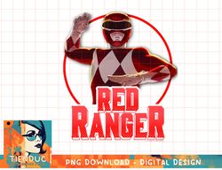 power rangers red ranger karate action circle portrait t-shirt copy png