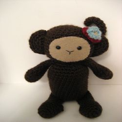 sale - amigurumi crochet monkey pattern digital download