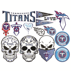 Tennessee Titans Bundle Logo Svg, Sport Svg, Tennessee Titans Svg, NFL Svg