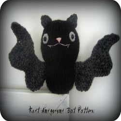 amigurumi knit bat pattern digital download