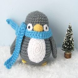 amigurumi crochet penguin pattern digital download