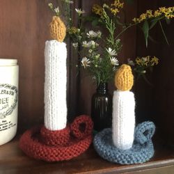 amigurumi knit christmas candle pattern digital download