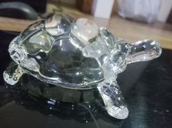 crystal turtle 4 inches for home decor & gifting  as per feng sui this is symbol of peace & prosperity & good luck