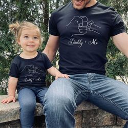 daddy and me matching shirt, first fathers day gift, dad and son matching shirt, father's birthday tee gift, dads birthd