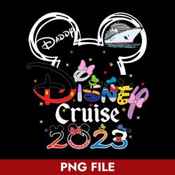 Daddy Disney Cruise 2023 Png, Mickey Cruise Png, Disney Png Digital File