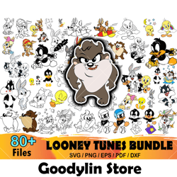 looney tunes bundle svg, bugs bunny svg, tweety svg, trending svg, baby looney svg, taz svg