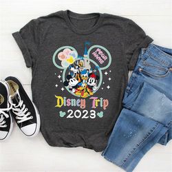 Custom Disney Trip 2023  Shirt, Disney Mickey Minnie Shirt, Disneyworld Shirt 2023, Vintage Disneyland Shirt, Disney Vac
