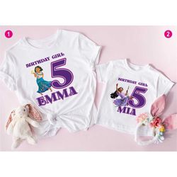 encanto birthday shirt, encanto isabela shirt, encanto mirabel shirt, girl birthday shirt, encanto family birthday shirt